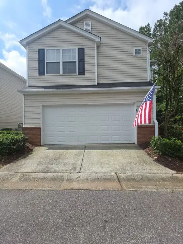 House washing, driveway cleaning, and concrete patio in Woodstock, GA